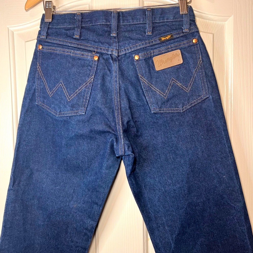Wrangler‎ 13MWZ Cowboy Cut Original Fit Jeans Mens 30x31 Dark Indigo Denim